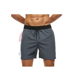 กางเกงว่ายน้ำขาสั้นแฟชั่นชายหาดของผู้ชายกางเกงขาสั้นบาสเก็ตบอลตาข่ายขนาดใหญ่แบบลำลองสีกำหนดเองสำหรับฤดูร้อน - Product Image 1
