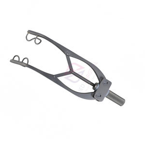 Espéculo Ocular Quirúrgico Manual Pequeño de Acero Inoxidable Reutilizable con Hojas Fenestradas Ajustables de 14 mm de Largo y 5 mm de Profundidad para Oftalmología - Product Image 1