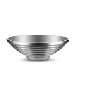 Bol arrondi design incurvé à la main pour bol à salade mariages vaisselle décoration bol de service alimentaire pour hôtel de maison de luxe - Product Image 5