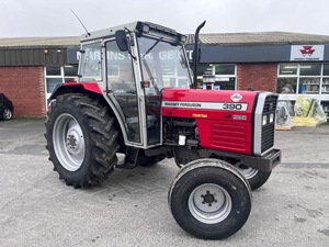 Tractor Agrícola Massey Ferguson 390 de Gran Tamaño, 90 HP, 4x4, con Cabina Cerrada - Product Image 5
