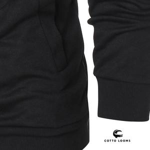 Pull unisexe sweats à capuche respirant couleur unie coton mélangé polaire taux d'usine premium qualité haute couture streetwear - Product Image 2