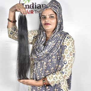 Cierre de cabello humano indio sin procesar 2*6 vendedores Máquina de cabello humano de doble trama No químico de cabello humano indio para la venta - Product Image 2