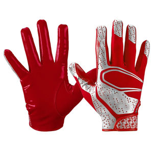 Los guantes receptores para hombre más vendidos, cuero sintético, fútbol americano personalizado, gran oferta, precio al por mayor, suministro a granel personalizado - Product Image 1