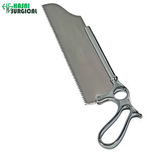 Nouvelle scie à os manuelle en acier inoxydable Hasni Surgical modèle FH-153, poignée à 13 anneaux, instrument chirurgical orthopédique, classe I CE - Product Image 3
