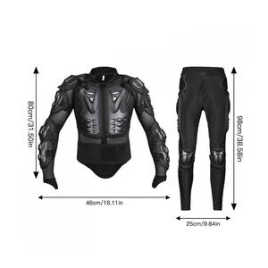 Certifié CE Vêtements de sport de course unisexe de haute qualité Combinaison de moto Armure réglable durable avec caractéristiques de protection - Product Image 6