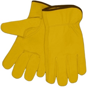Cowhide Grain Leather Heavy Duty Driving <b>Gloves</b> Soft Comfortable Long Lasting Safety Work Handling <b>Gloves</b> Industrial Personal - Product Image 2