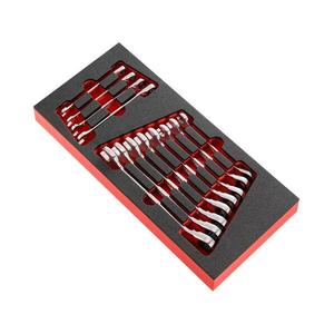 Juego de Llaves Combinadas de Trinquete Métricas Facom de 12 Piezas en Bandeja Termoformada - Product Image 1