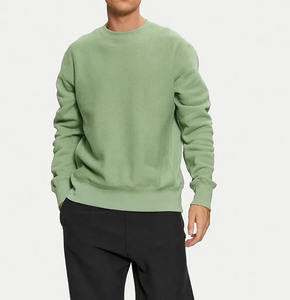 เสื้อสเวตเชิ้ตผู้ชายทรงโอเวอร์ไซส์ ไซส์ XXS ผ้าคอตตอนผสม 100% สไตล์ลำลองสำหรับฤดูหนาว พร้อมตัวอักษรปัก ด้วยเทคนิคการย้อมแบบกำหนดเอง - Product Image 2