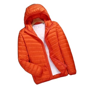 Veste en toile ultra légère pour hommes, sweat à capuche résistant au vent toute saison, col montant respirant 2025 nouveau Design pliable hiver - Product Image 1