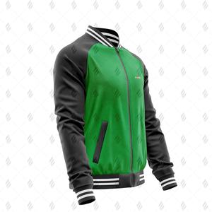 Chaqueta Varsity para Hombre de la Mejor Calidad al por Mayor, Resistente al Viento, Tejido de Forro Polar para Invierno, Corte Casual, Cierre de Cremallera, Acabado Duradero - Product Image 4
