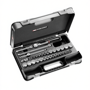 Juego de 34 Piezas de Llaves de Tubo de 3/8'' Métricas y en Pulgadas de 12 Puntas Facom - Product Image 2