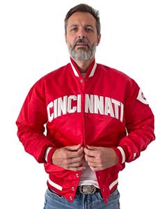 เสื้อแจ็คเก็ตซาตินแบบกำหนดเองสำหรับผู้ชาย เสื้อแจ็คเก็ตซาตินสำหรับทีมกีฬาเบสบอล ราคาขายส่ง เสื้อแจ็คเก็ตซาตินปี 2025 - Product Image 1