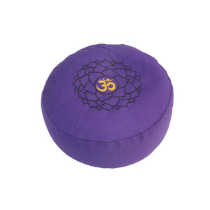Solid Color Eco-Friendly Cotton <b>Yoga</b> Meditation Round Zafu Cushion Competitive Price Outdoor Pillows & Cushions Embroidered Top - Product Image 2