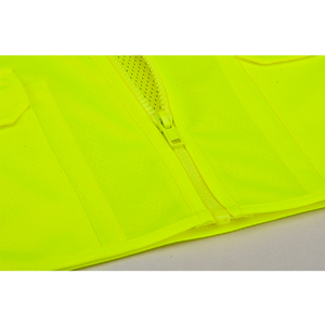 Protective safety wear less price hi vis vest low price bulk quantity OEM ODM service hi vis vest for workers - Product Image 5