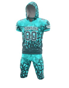 Drapeau de football de haute qualité de conception OEM en gros et maillot à capuche de sublimation uniforme de compression 7v7 - Product Image 2