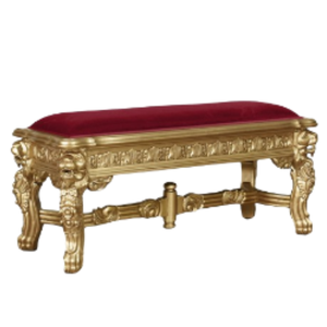 Royal Home เฟอร์นิเจอร์ห้องนอนสีทองม้านั่งยาวตกแต่งงานแต่งงานนั่งสบายมากผลิตใน Indoensia - Product Image 1