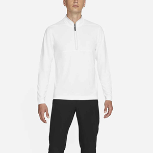 Lo último de 2025, camiseta informal de manga larga de algodón para hombre, diseño liso en blanco con cuello largo, método de tejido de punto, camisetas para hombre - Product Image 3