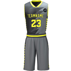 Uniforme de basket-ball de couleur unie de style unique fabriqué au Pakistan Stock de vente chaude Techniques imprimées Caractéristiques respirantes Ensembles élégants - Product Image 2