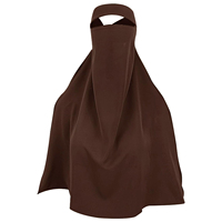 Niqab uni respirant pour femmes grandes tailles, prix de gros très demandé