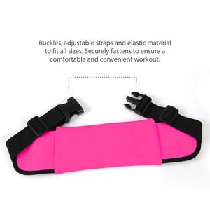 Ceinture de sport réglable légère et étanche pour la course Ceinture de sport Poche zippée OEM/ODM Essentials Phone Baby Fanny Support - Product Image 2