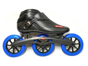 NUEVO Patín de Velocidad de Fibra de Carbono, Patín de Carreras en Línea de 3 Ruedas con Marco de Carbono para Entrenamiento Profesional - Product Image 2