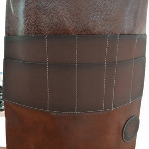 New ODM Custom Made Sleeveless Leather <b>Apron</b> High Quality Fabric with Pocket for Men and Women Low MOQ <b>Kitchen</b> Chef Usage - Product Image 4