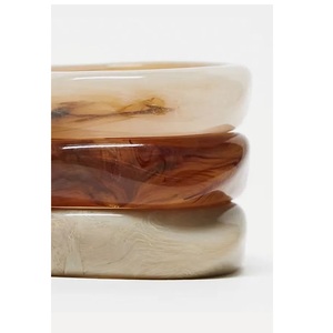 Mode irrégulière résine Bracelet & Bracelet bonne qualité gros acrylique Bracelet résine Transparent Bracelet femmes bijoux - Product Image 1