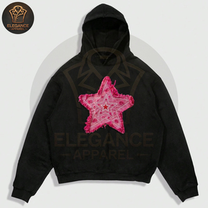 <b>Men's</b> Long Sleeve Casual <b>Hoodie</b> With Pentagram Applique, Suitable For Fall And Winter Breathable Lightweight <b>Men</b> Hoodies - Product Image 1