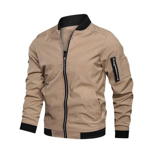 Último diseño abrigos chaqueta de bombardero para hombre moda ropa al aire libre Casual 2026 chaqueta de bombardero ajustada para hombres - Product Image 5