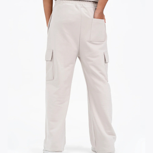 Chất Lượng Cao Người Đàn Ông Của Giản Dị Lỏng Phù Hợp Đá Chân Rộng Quần Vận Chuyển Hàng Hóa Giữa Eo Mô Hình Thẳng Trọng Lượng Nhẹ Vải Trực Tiếp Phẳng - Product Image 5