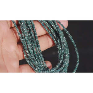 Cuentas Redondas de Diamante Azul Grado AAA Sin Cortar de 2-3 MM, Cuentas de Diamante Natural en Bruto para Joyería, Piedras Preciosas Sueltas Excelentes - Product Image 5
