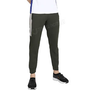 Pantalones deportivos para correr para hombre, pantalones de chándal deportivos de cintura alta elásticos, pantalones de lana rectos de estilo informal de tela de algodón - Product Image 4