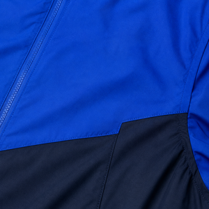 Conjunto Deportivo Cortavientos con Capucha para Hombre, Secado Rápido, Diseño Color Block, Chaqueta y Pantalones Cortos, Ropa Deportiva Ligera para Primavera - Product Image 6
