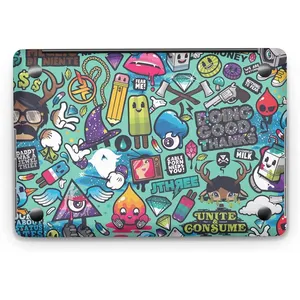 สติ๊กเกอร์ติดแล็ปท็อป Doodle Art Stickerbomb 3 ไวนิล คุณภาพสูง ดีไซน์ทันสมัย ปรับแต่งได้ตามต้องการ - Product Image 1