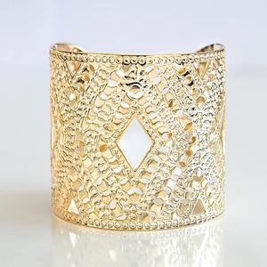 Joyería de encanto de moda Brazalete de latón Diseño de tendencia Proveedores al por mayor de forma redonda Brazalete de latón - Product Image 6