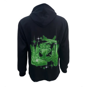 Sudadera con capucha lavado ácido al por mayor 100% algodón invierno Casual OEM proveedor disponible varios colores impresión personalizada/bordado - Product Image 3