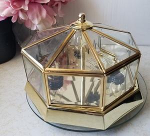 Handcrafted artistic metal jewellery <b>box</b> with vintage elegance beautiful embossed design perfect <b>for</b> heirloom <b>keepsakes</b> storage - Product Image 1