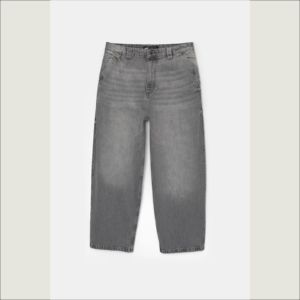 Oem Mens Jeans Denim Streetstyle Oversized Unisex Ultra Baggy Jeans Hombres Straight Blue Wide Leg Jeans para hombres - Product Image 3