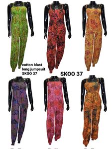 SK NOOR AND SONS Presents Women's Bohemian Cotton Blast Jumpsuit Long Length <b>Romper</b>, Casual Loose Fit, Hippie <b>Festival</b> Wear - Product Image 3