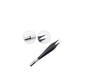 US Non-<b>Stick</b> Bipolar Forceps Insulated Reusable Surgery Instruments with <b>Silicon</b> Cable Electric Power Source Bayonet Design - Product Image 2