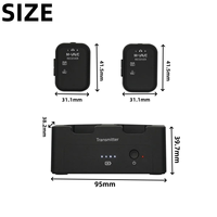 Système audio sans fil M-VAVE WP-12 2.4G pour écouteurs, transmission stéréo/mono, enregistreur, émetteur-récepteur rechargeable