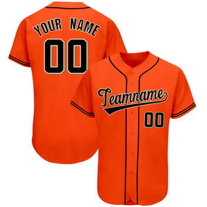 Maillot de baseball personnalisé de meilleure qualité Maille Broderie Logo Nom Hommes Jeunes Pull Maillots de baseball Pour Hommes - Product Image 4