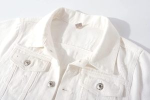 Stylish Cropped Women's Denim Jacket Comfortable Cotton Outerwear with Relaxed Fit Modern Casual Everyday Streetwear - Product Image 3
