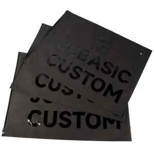 Sac d'Emballage en Plastique Biodégradable et Écologique Personnalisable Noir Mat pour Vêtements et T-Shirts - Product Image 2