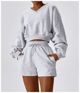 Sweatshirts pour femmes à la mode, hauts personnalisés pour femmes, vêtements décontractés à manches longues pour femmes, vente en gros de sweatshirts personnalisés - Product Image 3
