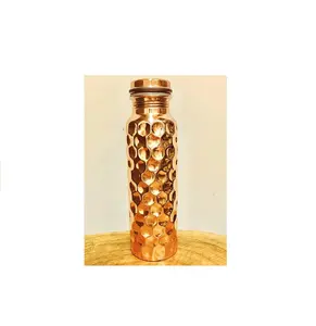 厂家直销定制尺寸水瓶家居花园厨房桌面手工锤子奢华设计铜瓶