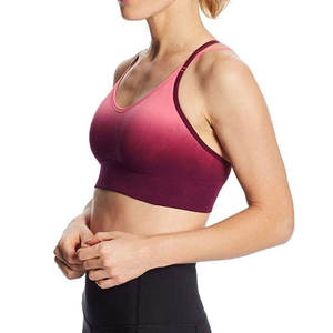 Sujetador Deportivo Ligero de alta calidad para mujer, sujetador de Yoga sostenible transpirable con estampado de logotipo personalizado, ropa activa con comodidad acolchada - Product Image 2
