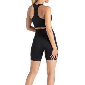 Short d'entraînement de gymnastique pour femme Logo personnalisé Compression Spandex Gymwear Seamless Sport Fitness Shorts - Product Image 5