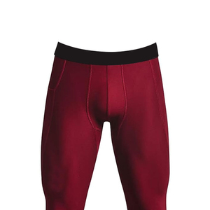 Toile taille élastique décontracté dentelle hommes Leggings course sport Compression Gym Yoga pantalon vêtements de sport - Product Image 4