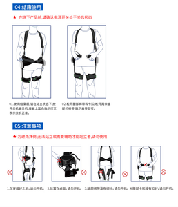 Esoscheletro Ausilio per la Deambulazione con Controllo Smart Bluetooth, Avvisi Vocali e Doppia Unità di Alimentazione per Riabilitazione dell'Andatura - Product Image 4